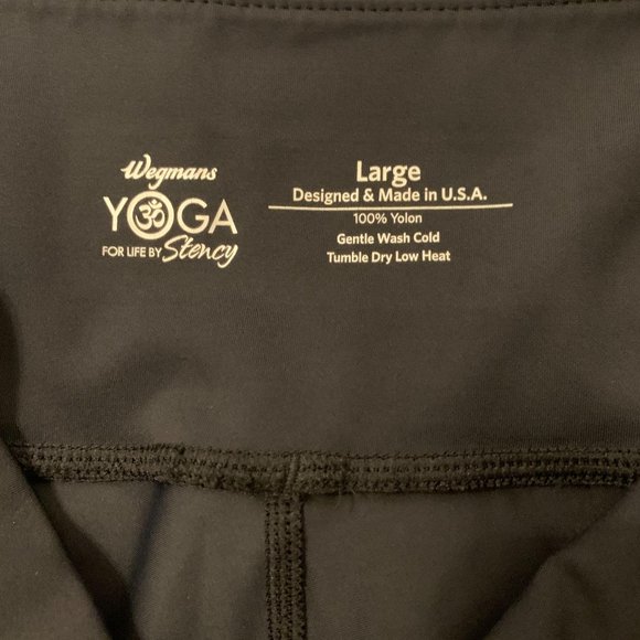 Wegman's Yoga for Life by Stency Leggings Mesh Lg - Picture 7 of 9